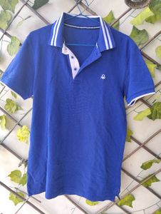 Blue Benetton Polo Shirt