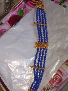 Blue Beaded Necklace