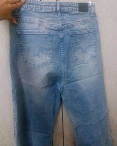 Trendy Denim Wide-Leg Jeans