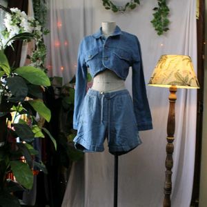 Denim Croped Jacket