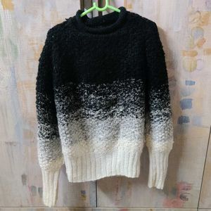 Black And White Sweater