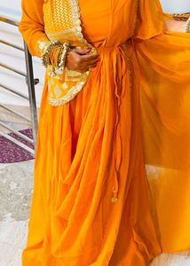 Gorgeous Yellow Haldi Outfit