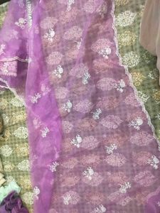 purple pakistani suit