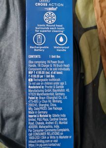 Oral B Pro 3 Model Electric Toothbrush
