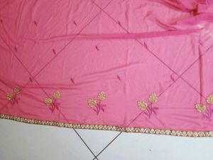 Trendy Beautiful Embroidery Work Sarees