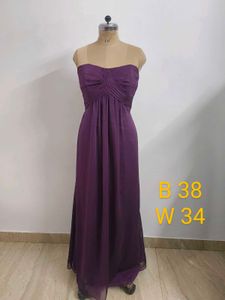 Purple Chiffon Gown