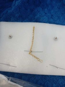 Set Of 2 Chains, Earrings And Maang Tika
