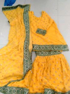 Bridal Yellow Gharara