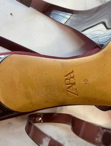 Zara (Authentic) Cherry Red Heels