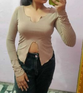 Nude Sexy Top