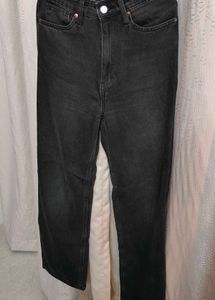 Black Straight Leg Jeans