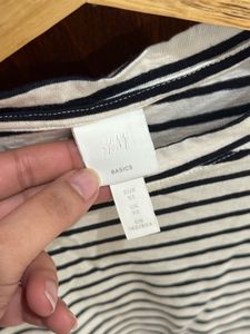 H&amp;M Striped T-Shirt Dress (XS size)