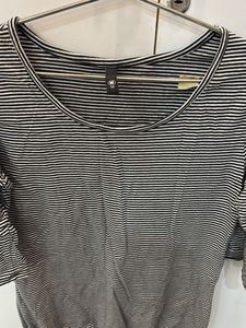 Striped Bell Sleeve Top
