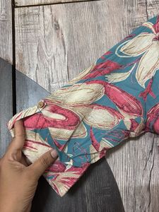 Blue Pink Kurti