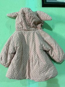 Cute Bunny Ear Baby Coat