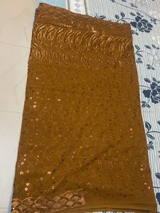 Beautiful brown Saree with blouse