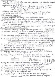 Physics Class 12 Handwritten NCERT Notes (IIT JEE)