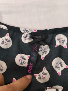 Cute Cat Print Romper