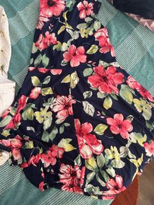 AND PRINTED DRESS