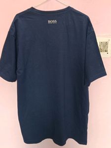 HUGO BOSS Navy Blue Men&#39;s Tshirt