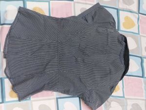 Striped Button-Up Top