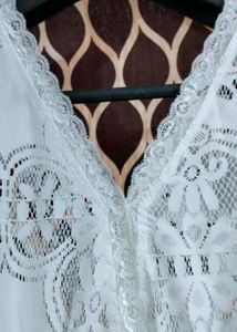 New Flared White Shein Dress 🤍