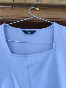 Cute Lavender Crop Top