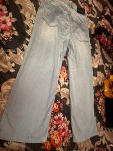 Ripped Wide Leg Jeans