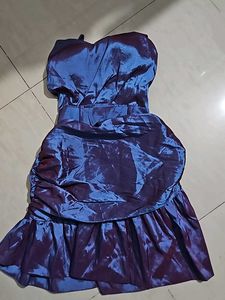 Imported Purple Mini Dress