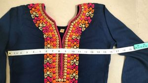 Kurta With Front Back Design