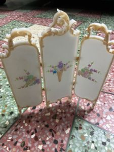Imported Miniature Floral Screen Room Divider