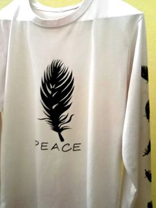 Peace Feather Graphic Tee