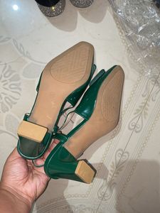 Royal Green Pointed Heels