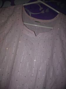 Pink Cotton Kurta