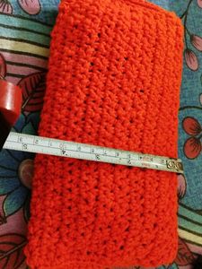 Crochet Hand knitted Purse.