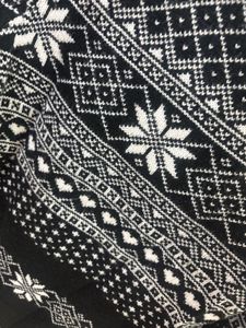 Patterned Knit Sweater