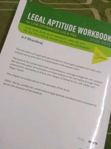 LEGAL APTITUDE WORKBOOK(by A P Bhardwaj)
