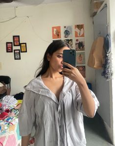 Oversized Linen Shirt