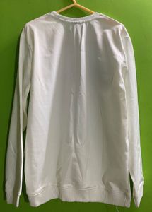 Unisex White Sweatshirt