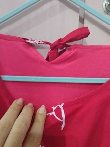 Cute Floral Dress type short kurti