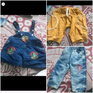 Shaded  Jeans Pant And Beautiful Mustard Yellow  Short  And  Like New   Dongre Jeans Short