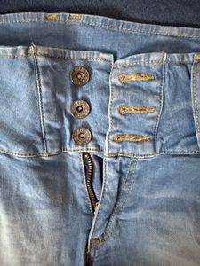 Blue Denim Shorts