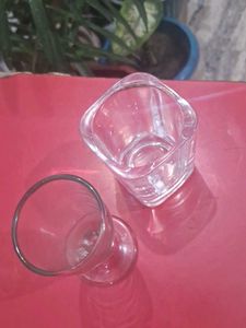 Two Unique Shorts Glass