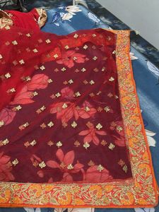 Elegant Red Dupatta