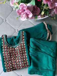 Beautiful Heavy Work Party Wear Suit With Plazzo