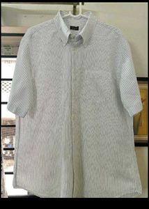 FINAL PRICE -NEW BIANCHI Striped Half Sleeve Shirt