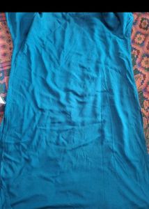 Teal Blue Trendz Sequin Kurti L size
