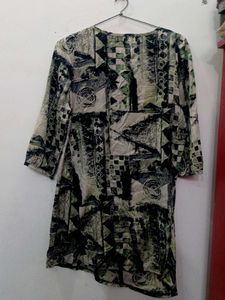 Patterned Casual Dress