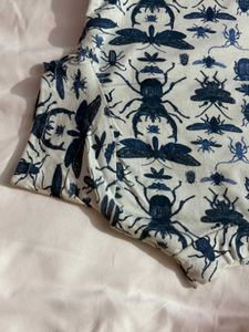 Bug Print beautiful Romper top