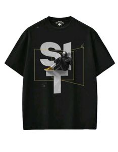 Round neck oversized tee